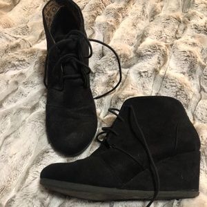 Women's Black Wedges